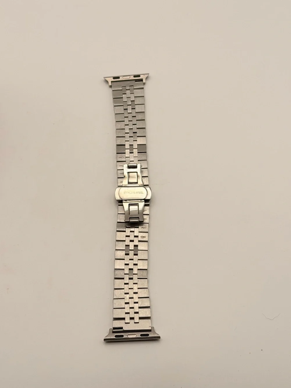 Apple Watch Stainless Steel Jubuly Gold & Silver, 42/44/46/49mm, excellent
